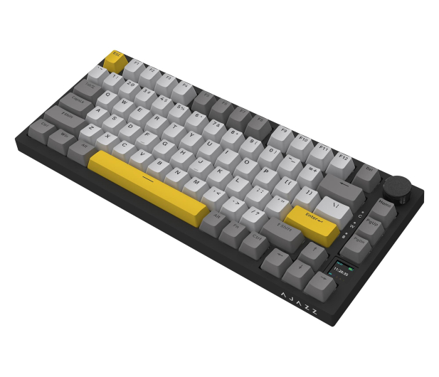 Ajazz AK820 Pro Flying Fish Switch Black Gray Yellow RGB - 1536362 - zdjęcie 3